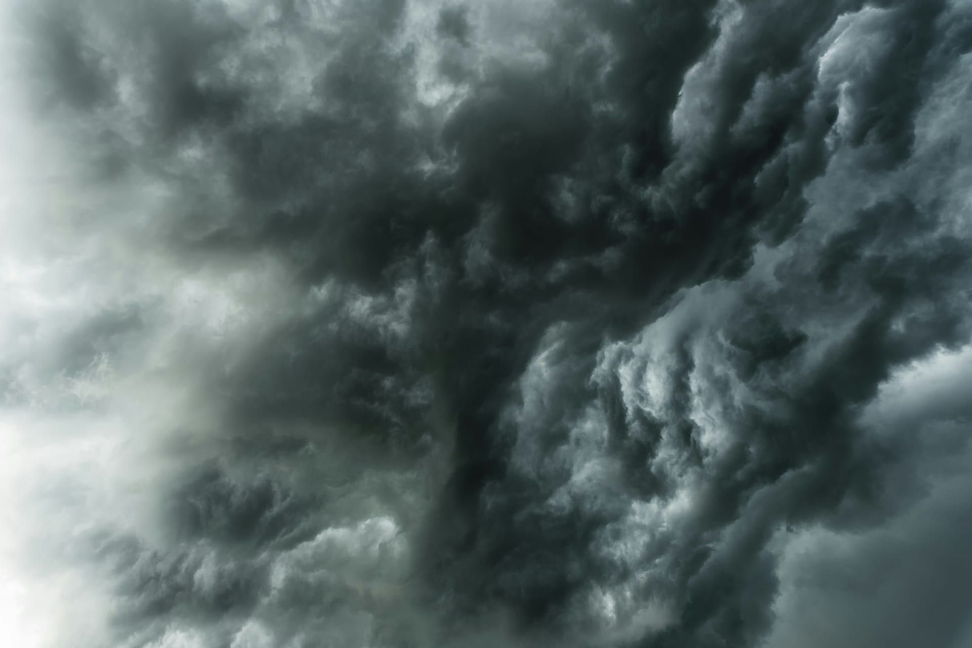 A standby generator running outside a Louisiana home during a storm
